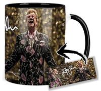 MUGSVILLE Elton John Tasse Ceramique Intérieure et Poignée Noire Mug