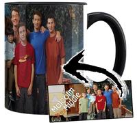 MUGSVILLE Malcolm In The Middle Bryan Cranston Frankie Muniz Tasse Ceramique Intérieure et Poignée Noire Mug