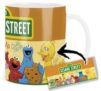 MUGSVILLE Sesame Street Elmo Cookie Monster Bert Ernie Tasse Ceramique Mug