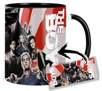 MUGSVILLE The Boys Karl Urban Antony Starr Tasse Ceramique Intérieure et Poignée Noire Mug