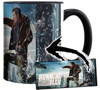 MUGSVILLE The Running Man Glen Powell Tasse Ceramique Intérieure et Poignée Noire Mug