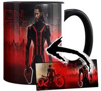 MUGSVILLE Tron Ares Jared Leto Tasse Ceramique Intérieure et Poignée Noire Mug