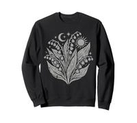 Muguet Fleur Sauvage Céleste Sorcière Lune Soleil Sweatshirt