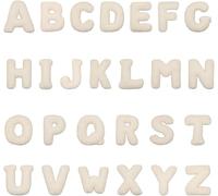 MUGUOY Letter Plush Pillow, Cute Soft Letter Hugging Throw Pillows, Decorative Initial Letter Shaped Seating Cushion, English Alphabet A to Z for Sofa Bedroom Living Room