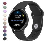 Mugust Garmin Bracelet de rechange réglable en silicone de 20 mm pour Garmin Vivoactive 5/3, Garmin Vivomove 3/HR/Luxe/Style, Garmin Forerunner 55/245/645, 170mm bis 220mm