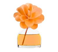 MUHA' | Diffuseur d'ambiance Flower Diffuser, parfum cèdre et bergamote, diffuseur d'ambiance avec fleur en bois de bouleau, format de 200 ml