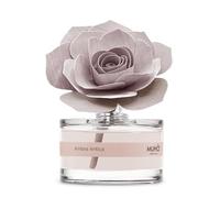 MUHA' | Diffuseur de Parfum pour ambiances Rosa Diffuser, Fragrance Ambra Antica, Diffuseur d'Ambiance avec Rose en Bois de Bouleau, Format de 50 ML