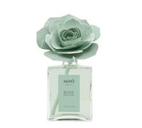 MUHA' | Diffuseur de parfum pour ambiances Rosa Diffuser, Fragrance Cuoio e Frutti, Diffuseur d'Ambiance avec Rose en Bois de Bouleau, Format de 200 ml