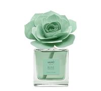 MUHA' | Diffuseur de parfum pour ambiances Rosa Diffuser, Fragrance Cuoio e Frutti, Diffuseur d'Ambiance avec Rose en Bois de Bouleau, Format de 100 ml