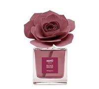 MUHA' | Diffuseur de Parfum pour ambiances Rosa Diffuser, Fragrance Melograno, Diffuseur d'Ambiance avec Rose en Bois de Bouleau, Format de 100 ML