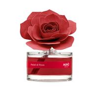 MUHA' | Diffuseur de Parfum pour ambiances Rosa Diffuser, Fragrance Petali di Rosa, Diffuseur d'Ambiance avec Rose en Bois de Bouleau, Format de 50 ML