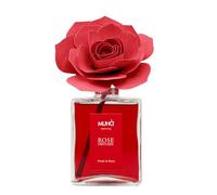 MUHA' | Diffuseur de Parfum pour ambiances Rosa Diffuser, Fragrance Petali di Rosa, Diffuseur d'Ambiance avec Rose en Bois de Bouleau, Format de 200 ML