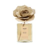 MUHA' | Diffuseur de Parfum pour ambiances Rosa Diffuser, Fragrance Vaniglia e Ambra Pura, Diffuseur d'Ambiance avec Rose en Bois de Bouleau, Format de 200 ML