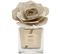 MUHA' | Parfum d'ambiance Rose Diffuser, parfum doux lait, diffuseur d'ambiance avec rose en bois de bouleau, format de 100 ml