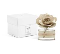 MUHA' | Parfum d'ambiance Rose Diffuser, parfum doux lait, diffuseur d'ambiance avec rose en bois de bouleau, format de 50 ml