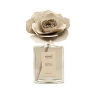 MUHA' | Parfum d'ambiance Rose Diffuser, parfum doux lait, diffuseur d'ambiance avec rose en bois de bouleau, format de 200 ml