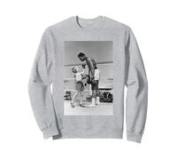 Muhammad Ali vs Enfant pendant l'entraînement à Londres 1963 Boxe Sweatshirt