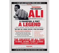 Muhammad Ali WDC90775 Toile Imprimée, Multicolore, 60 x 80 cm