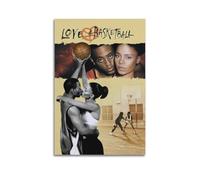 MUHDENG Poster artistique Love And Basketball - Décoration de chambre à coucher, salon - Poster esthétique - 30 x 45 cm - Sans cadre