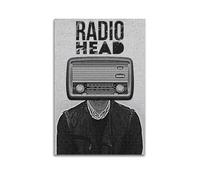 MUHDENG Radiohead Poster artistique pour décoration de chambre à coucher, salon - Poster esthétique - 40 x 60 cm - Sans cadre