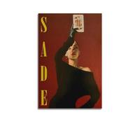 MUHDENG Sade Poster artistique pour décoration de chambre à coucher, salon - Poster esthétique - 40 x 60 cm - Sans cadre