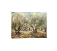 MUHJDYC Célèbre Peinture Tableau Decoration Murale Salon Chambre-Impression sur Toile Reproduction(arbre à cueiller) 80x105cm Toile Tendue
