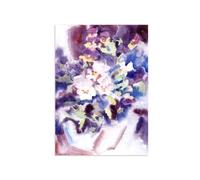 MUHJDYC Célèbre Peinture Tableau Decoration Murale Salon Chambre-Impression sur Toile Reproduction(pensées) 50x70cm Sans Cadre