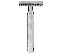 MUHLE Rasoir de Sécurité Traditionnel Fermée Combe High-Grade Résine/Métal Noir/Chrome