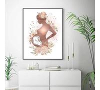 Muholin Anatomie féminine,fertilité,grossesse,affiches,impressions,peinture sur toile,art mural,gynécologie,obstétrique,décoration murale 40x50cm sans cadre