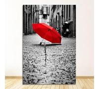 Muholin Cabine téléphonique City Umbrella,affiches et impressions nordiques,tableaux muraux pour salon,art mural,peinture sur toile,Londres 60x90cm sans cadre