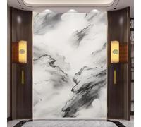 Muholin Papier peint photo grand format personnalisé,style abstrait chinois,peinture à l'encre,pour salon,entrée,couloir,décoration murale 3D 200cm(W)×140cm(H)