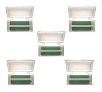 MUHWA Lot de 5 boîtes de 100 couvercles en verre pré-nettoyés pour microscope 24 x 50 mm