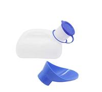 MUHWA Urinoir unisexe avec couvercle 1000 ml portable mâle/femelle avec échelle de mesure