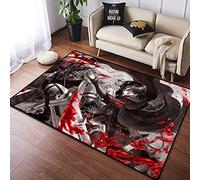 MUICIN 3D Attaque sur Titan Tapis De Sol Zone Tapis Chambre Salon Tapis Enfants Chambre Décoration.,80 * 120cm