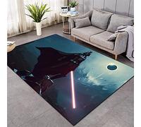 MUICIN Rug 3D Star Wars modèle Salon Chambre décor Rug Soft Chambre d'enfant Rug Cuisine Couloir Salle à Manger Tapis de Sol.,B,120 * 160cm