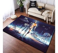 MUICIN Rug 3D Star Wars Pattern, Rug à Bride Douce pour la décoration de la Chambre à Coucher du Salon, Tapis de Sol pour la Chambre des Enfants.,120 * 160cm