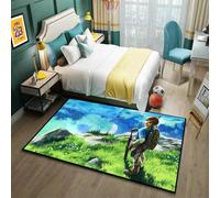 MUICIN Tapis, 3D imprimé Zelda Chambre à Coucher Tapis de Sol, Tapis de Chambre Confortable, salles de séjour, décoration pour Enfants.,140 * 200cm