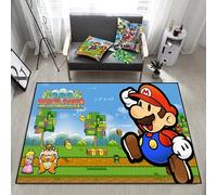 MUICIN Tapis de Chambre à Coucher pour Enfants Intérieur Mario Anime Tapis de Sol Chambre pour Enfants Non Slip Cartoon Princess Carpet Non Slip Mat.,50 * 80cm
