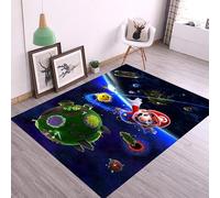 MUICIN Tapis, Tapis de Sol Mario imprimé en 3D, Tapis de Chambre Confortables, Salon, décor de Chambre d'enfants.,50 * 80cm