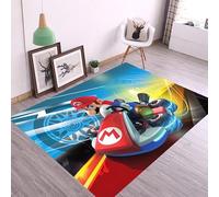 MUICIN Tapis, Tapis de Sol Mario imprimé en 3D, Tapis de Chambre Confortables, Salon, décor de Chambre d'enfants.,80 * 120cm