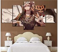 MUICIN Wallpaper Canvas Picture 5 Part One Piece Trafalgar Anime Law Poster Salon Décor modulaire - Encadré.,XL
