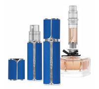 muilsae AF02DB Vaporisateur Parfum, 5 ml Flacon rechargeable, Vaporisateur de voyage portable, adapté au sac à main, au voyage, pour femmes et hommes (bleu)