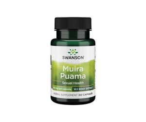 Muira Puama - 10:1 Extrait de Racine 60 Capsules Swanson Health Products
