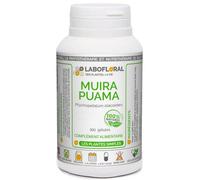 Muira Puama Labofloral 300 gélules dosées à 250 mg - Complément alimentaire - Anti-fatigue, Tonique - Fabriqué en france