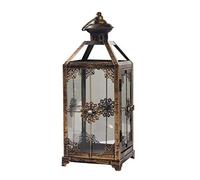 Muiswinkel En Van Vleuten - SHYPT Candlestick -Retro Fer Bougie Lanterne, Portable Marocaine Fer Forgé Vitrail Bougeoir Lampe Suspendue Light Horse