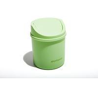 Muitomas, Mini Panier de bureau avec porte ouverte et couvercle amovible, compact pour bureau et bureau, 130 x 130 x 170 mm, couleur vert sauge