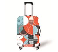 Muiuou 3D Imprimé Housse de Valise, Housse Valise Housse de Protection pour Bagages Luggage, Élastique Protéger des Rayures Lavable Housse Protection Valise (M(22-24 Pouce),Style 1)