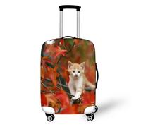 Muiuou Elastique Housse de Valise Luggage Cover, 3D Impression Étui Luggage avec Fermeture Éclair, Réutilisable Anti-Rayures Lavable Bagages Voyage Couvre (XL(30-32 Pouce),Style 6)