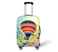 Muiuou Élastique Housse Protection Valise,18-32 Pouces Couverture Bagages De Protector Élastique Lavable Anti-Rayures Voyage Housse De Bagage Trolley Case Housse (M(22-24 Pouce),Style 2)