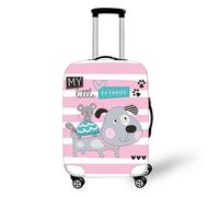 Muiuou Élastique Housse Protection Valise, 3D Print Protéger des Rayures et Taches Lavable Protege Valise de Voyage Soute, pour 18-32 Pouces Valise (M(22-24 Pouce),Style 2)